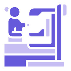 Poster - Mammography Icon of Health Checkup iconset.