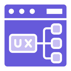 Sticker - Website Ux Icon of Marketing iconset.