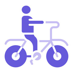 Sticker - Cycling Icon of Housekeeping iconset.