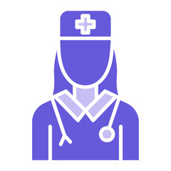 Sticker - Female Doctor Icon of Medicine iconset.