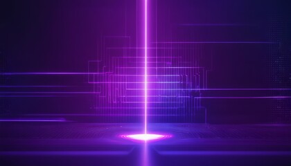 A purple background with a purple beam of light