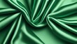 A green silk curtain