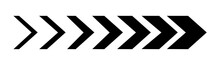 Dynamic Moving Arrow Symbol