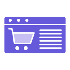 Poster - EComerce Webpage Icon of ECommerce iconset.