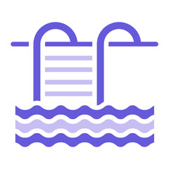 Poster - Swimming Pool Icon of Family Life iconset.