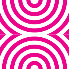 Poster - abstract repeatable seamless white pink circle pattern.