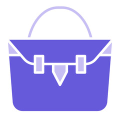 Canvas Print - Handbag Icon of Mall iconset.