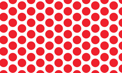 Aufkleber - abstract repeatable red circle pattern vector.