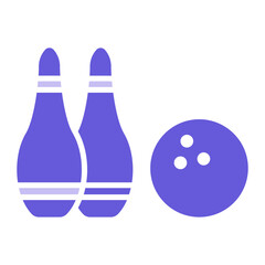 Sticker - Bowling Icon of Entertainment iconset.