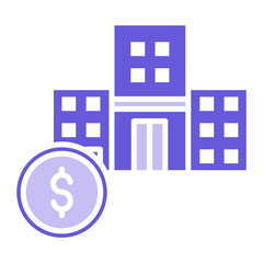 Sticker - Hotel Cost Icon of Hotel Management iconset.