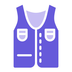 Wall Mural - Vest Icon of Clothes iconset.