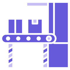 Poster - Conveyor Belt Icon of Engineering iconset.