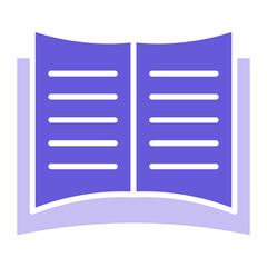 Sticker - Open Book Icon of Library iconset.