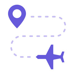 Sticker - Flight Location Icon of Aviation iconset.