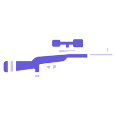 Sticker - Sniper Rifle Icon of Military iconset.