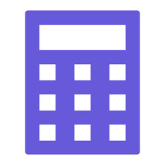 Canvas Print - Calculator Icon of Learning iconset.