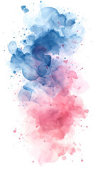 Wall Mural - beautiful paint splash on white background	
