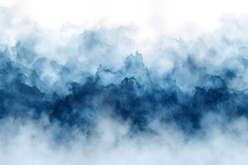 Wall Mural - blue abstract watercolor clouds texture
