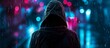 Dark Background Enhances Hooded Hacker Vibes