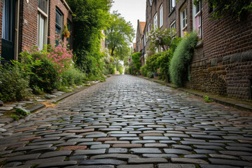 Wall Mural - cobble stone street