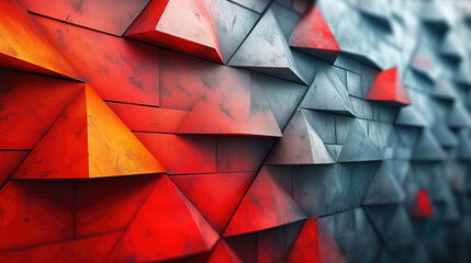 Wall Mural - Abstract background multicolored triangles, colored interesting background.