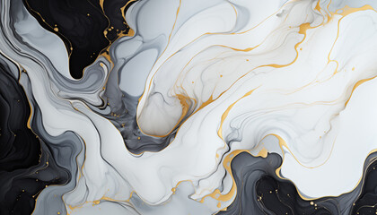 Luxury marble texture background white black gold natural stone color material pattern