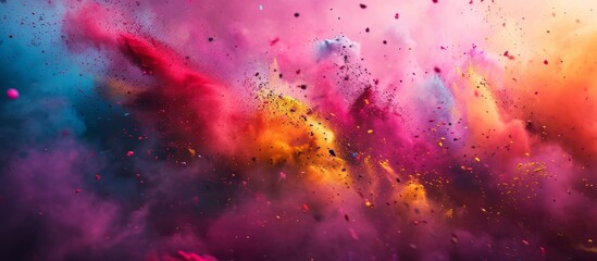 Wall Mural - Vibrant Color, Joyous Holi, and Exuberant Festival: Celebrating the Color, Holi, and Festival in a Beautiful Explosion of Color, Holi, and Festival