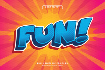 Wall Mural - 3d fun and colorful sticker text effect