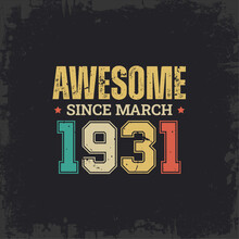 Awesome Since March 1931