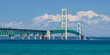 USA, Michigan, Mackinac Hängebrücke, Brücke nach Kanada