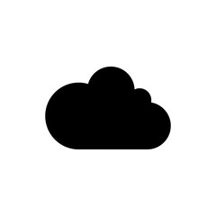 Poster - cloud icon vector design in trendy style