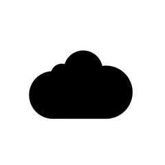 Poster - cloud icon vector design in trendy style