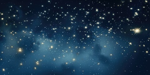 Poster - A stunning night sky filled with an abundance of twinkling stars. Perfect for adding a touch of magic and wonder to any project