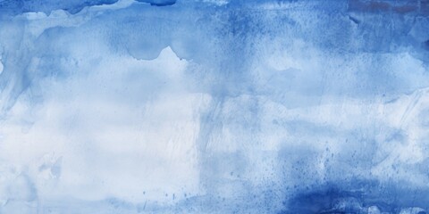Poster - A beautiful watercolor painting with a sky background. This picture can be used for various purposes