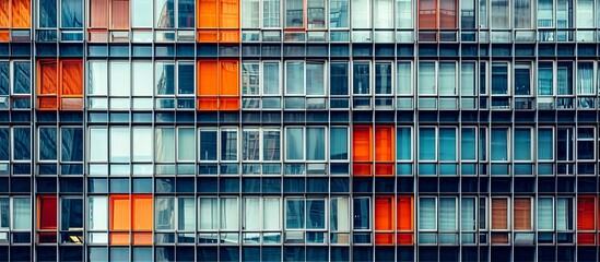 Poster - Captivating Skyscraper Window Texture: A Multifaceted Visual Feast of Skyscraper, Window, and Texture
