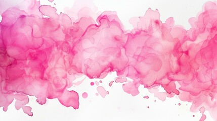 Wall Mural - Abstract painting with shades of pink