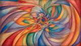 Fototapeta Kosmos - Colorful abstract background