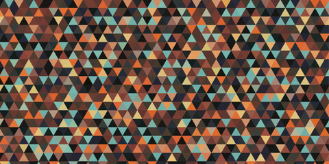 Wall Mural - Geometric abstract background with triangles
