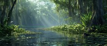 Florid Swamp: What A Nice Day To Explore The Enchanting Florid Swamp On This Beautiful Day