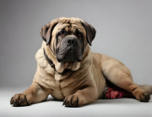 Wall Mural - Portrait of the Mastiff dog