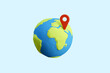 © Moluccas - World Pin Location 3D Illustration