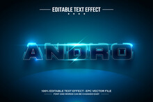 Andro 3D Editable Text Effect Template