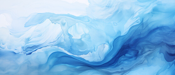 Wall Mural - Abstract watercolor background, flowing and blending colors.
