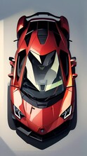 Lamborghini sportscar generative ai 