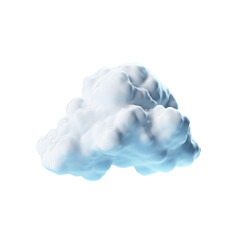 Wall Mural - 3d cloud clip art