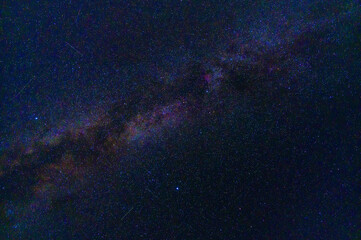 Wall Mural - stars background a blue starry sky at dark night