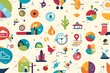seamless pattern with christmas decorations