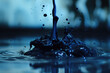 Ink water drop