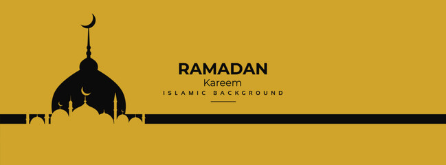 Ramadan kareem social media ads banner design and facebook cover design