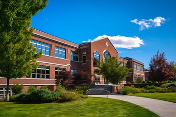 School or university building exterior